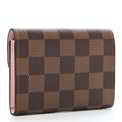 Louis Vuitton Damier Ebene Rosalie Coin Purse Rose Ballerine 3 of 8