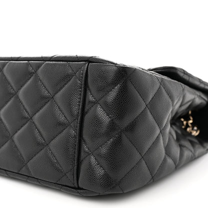 Chanel Caviar Quilted XXL Travel Flap Bag Black 10 of 11