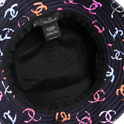 Chanel Nylon CC Bucket Hat M Navy Multicolor 5 of 6