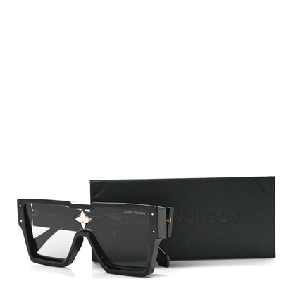 Louis Vuitton Acetate Swarovski Crystal Cyclone Sunglasses Z1547W Black 8 of 8