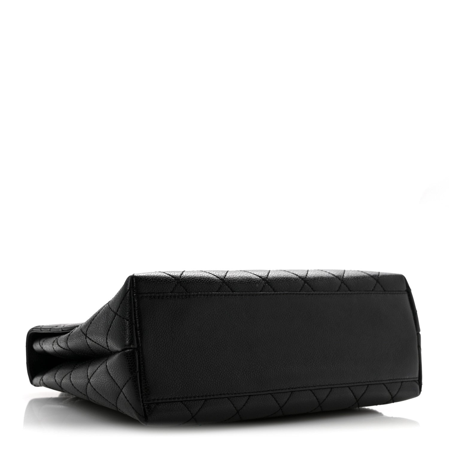 Chanel Caviar Quilted Jumbo Kelly Flap Black 4 of 16