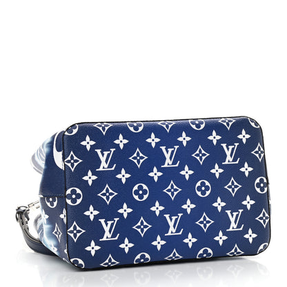 Louis Vuitton Monogram Escale Neonoe MM Blue 4 of 10
