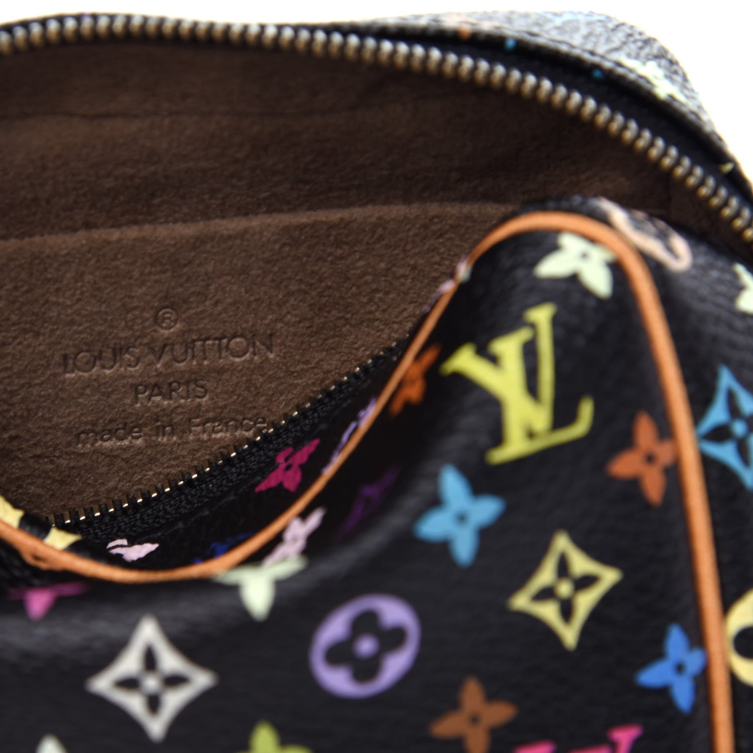 Louis Vuitton Monogram Multicolor Trousse Wapity Black 6 of 6