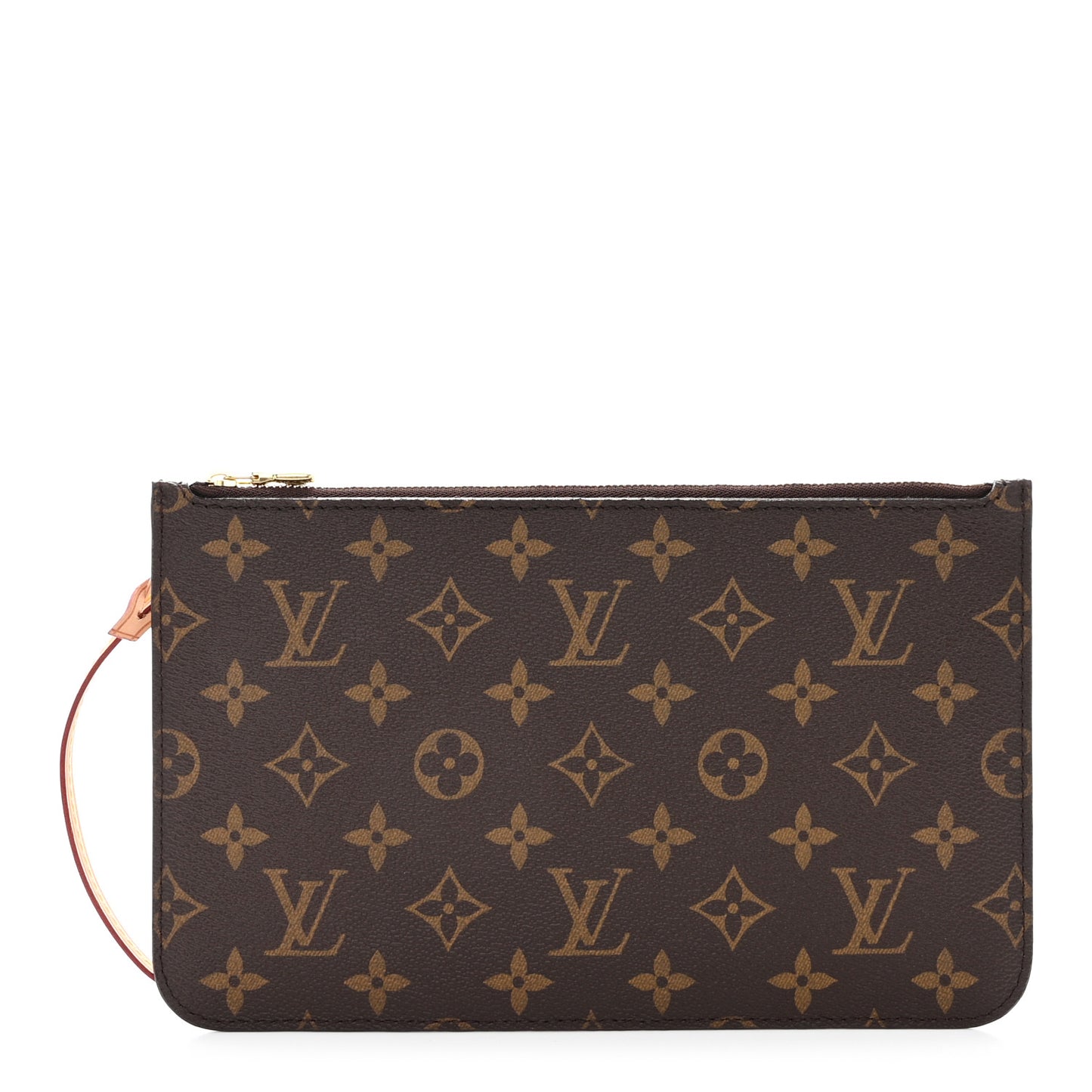LOUIS VUITTON Monogram Neverfull MM GM Pochette Pivoine