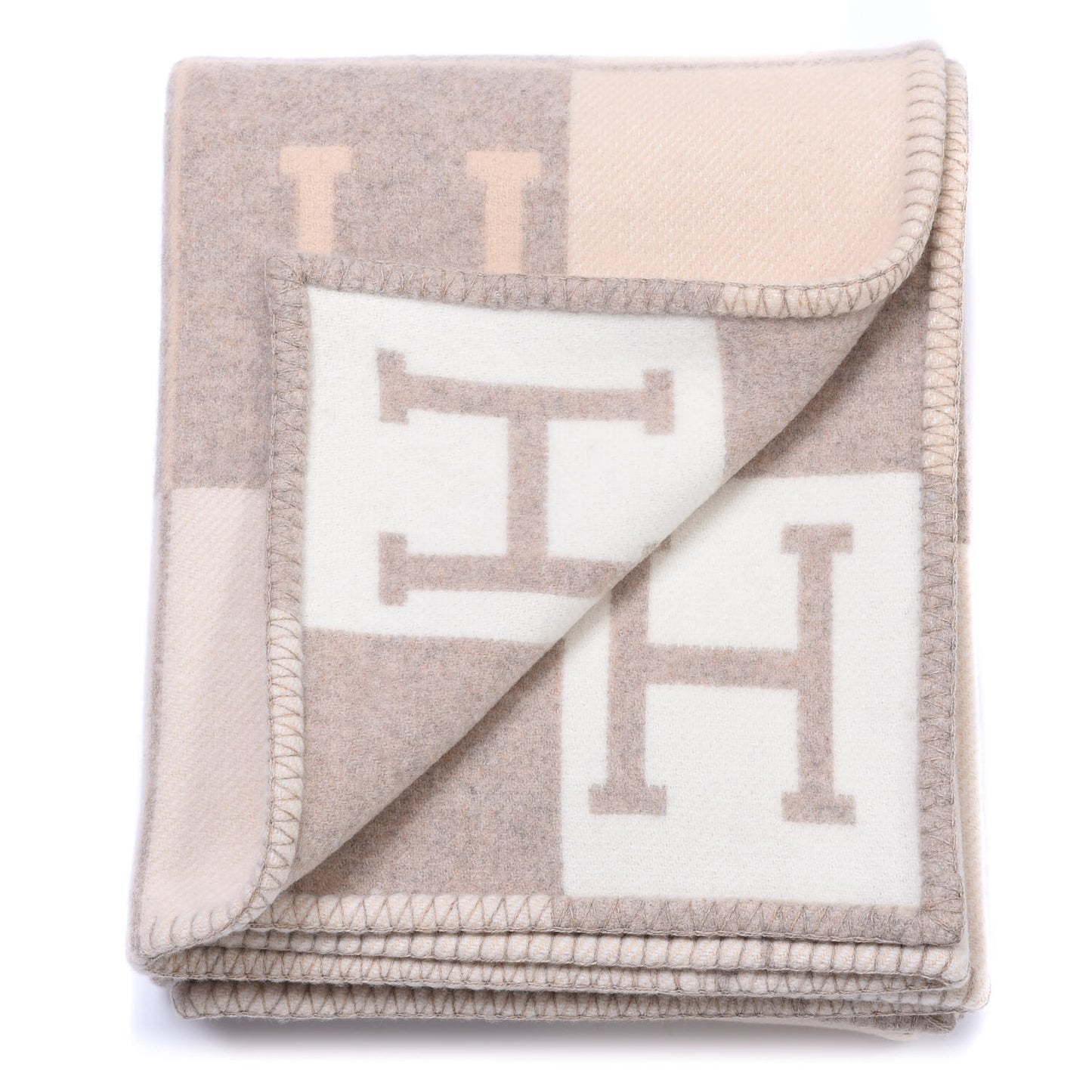 Wool Cashmere Avalon III Blanket Coco Camomille