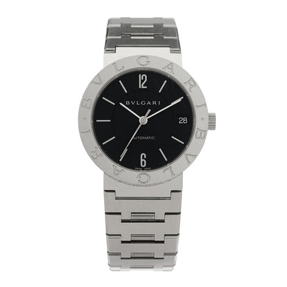 Bulgari Stainless Steel 33mm Automatic Watch Black 1 of 5