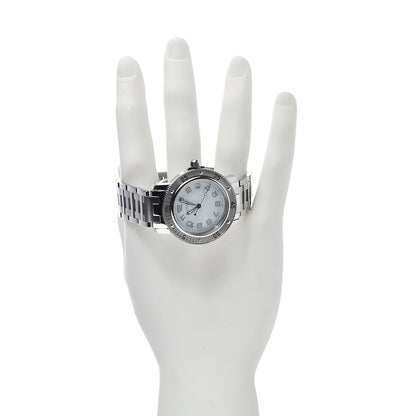 Hermes Stainless Steel 38mm Clipper Quartz Watch 2 of 7