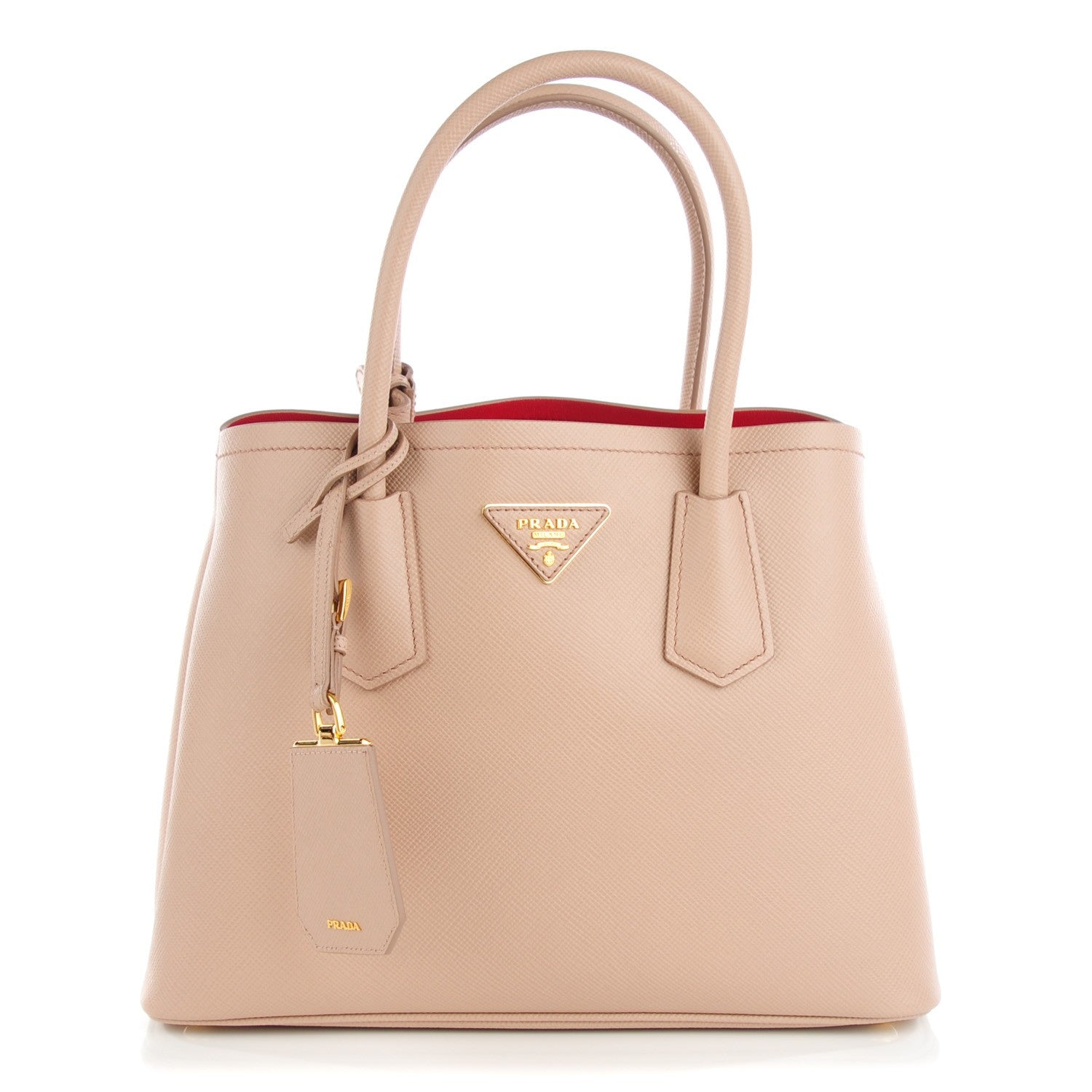 Prada Saffiano Cuir Medium Double Bag Cammeo 1 of 7