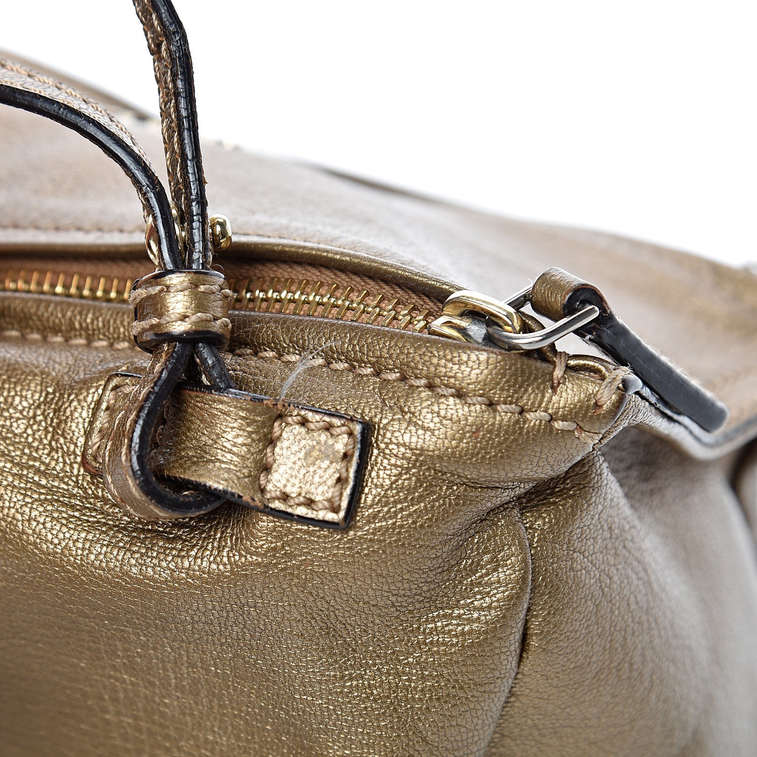 Givenchy Metallic Sugar Goatskin Mini Pandora Gold 16 of 25