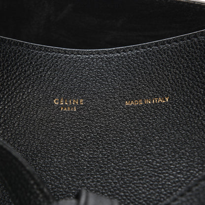 Celine Soft Grained Calfskin Medium Cabas Phantom Black 6 of 8