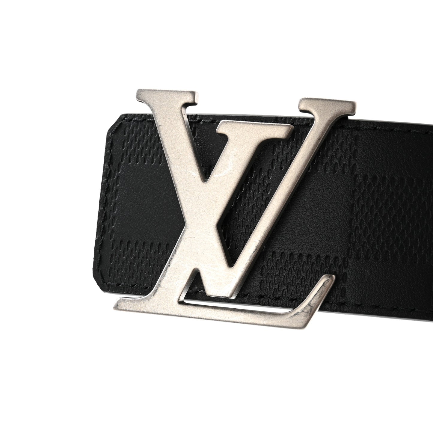 Damier Graphite Damier Infini 40mm LV Initiales Reversible Belt 95 38 Black