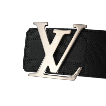 Louis Vuitton Damier Graphite Damier Infini 40mm LV Initiales Reversible Belt 95 38 Black 8 of 8