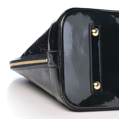 Louis Vuitton Vernis Alma MM Blue Nuit 10 of 14