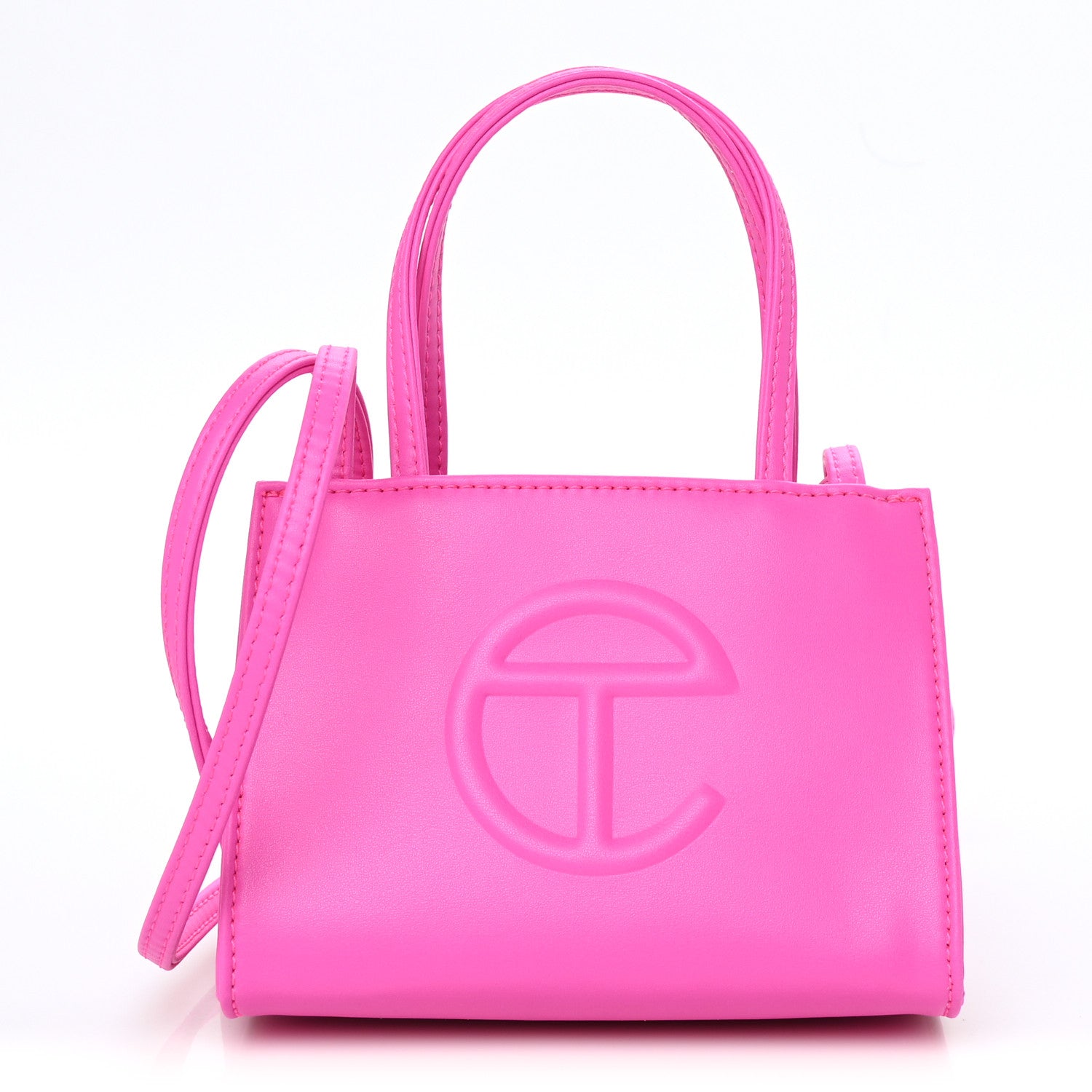 Telfar Vegan Leather Small Shopping Bag Azalea 1 of 8