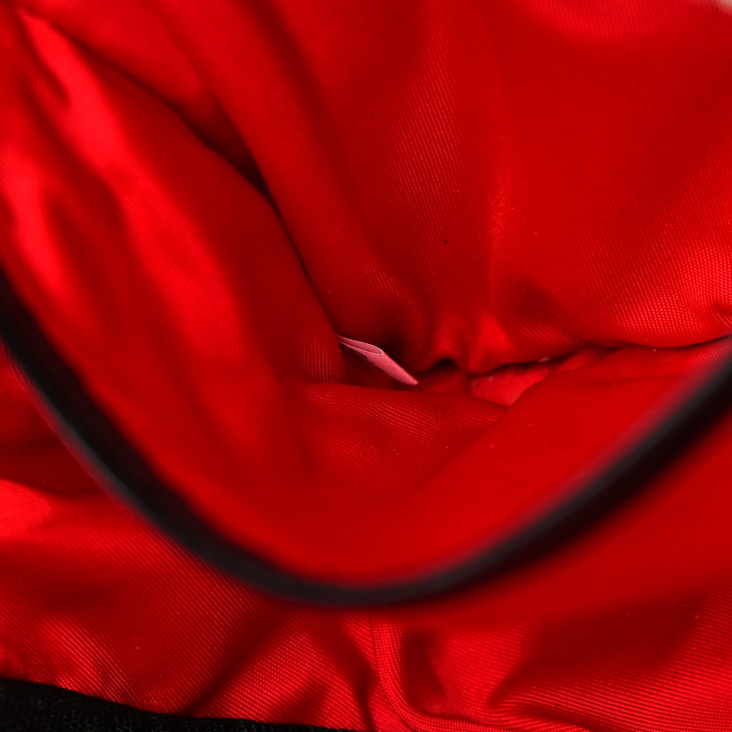 Tessuto Nylon Pocket Top Handle Cargo Backpack Black