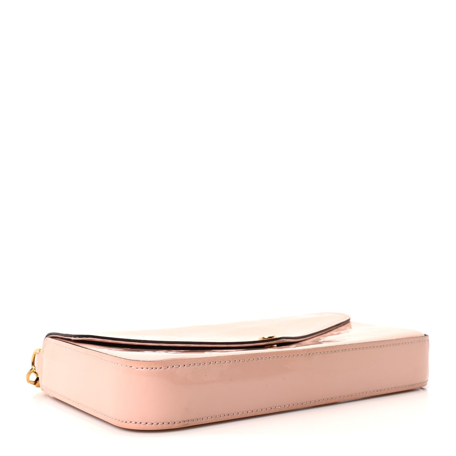 Louis Vuitton Vernis Felicie Chain Wallet Rose Ballerine 5 of 10