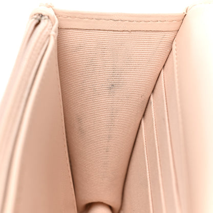 Chanel Lambskin Quilted Trendy CC Wallet On Chain WOC Light Beige 10 of 10