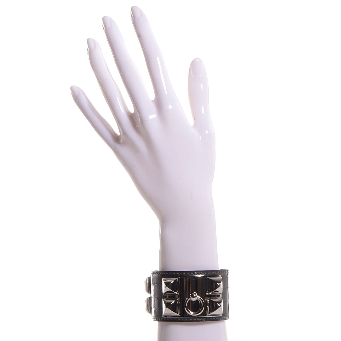Matte Alligator Collier De Chien CDC Bracelet S Graphite