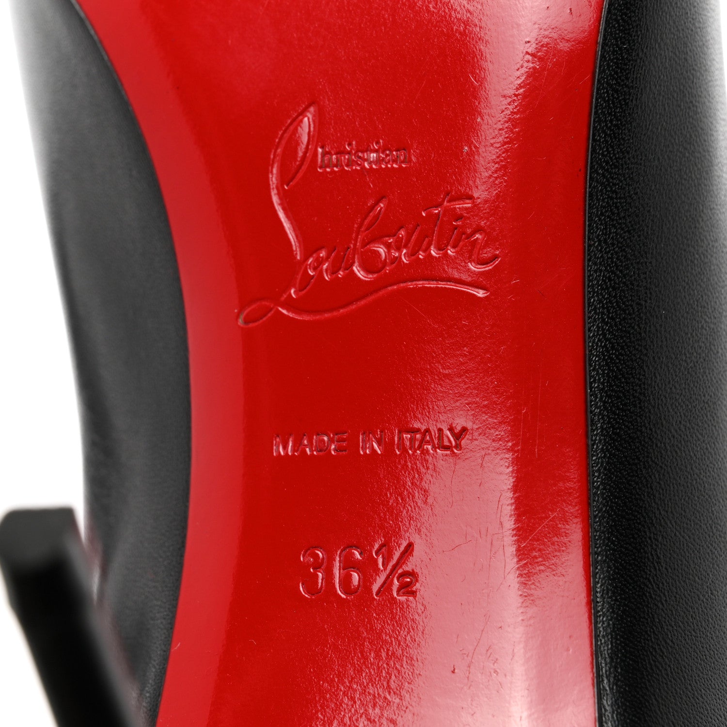 Christian Louboutin Calfskin So Kate Booty 85 Ankle Boots 36.5 Black 6 of 7
