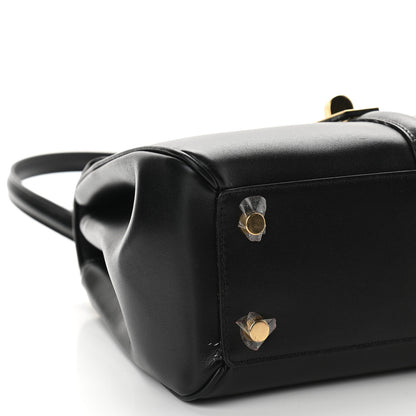 Celine Satinated Calfskin Small 16 Top Handle Bag Black 8 of 9