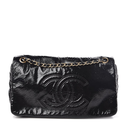 Chanel Vinyl Medium Rock and Chain Flap Black 1 of 13