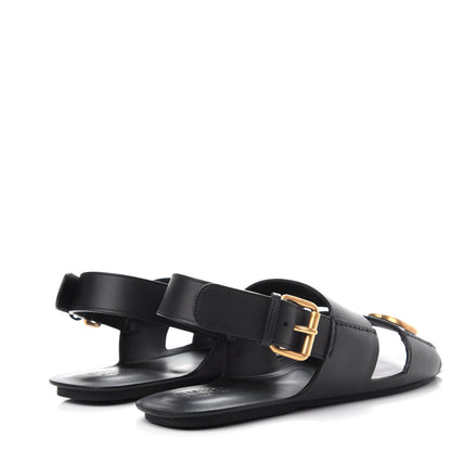 Gucci Calfskin Mens GG Marmont Sandals 12 Black 4 of 11