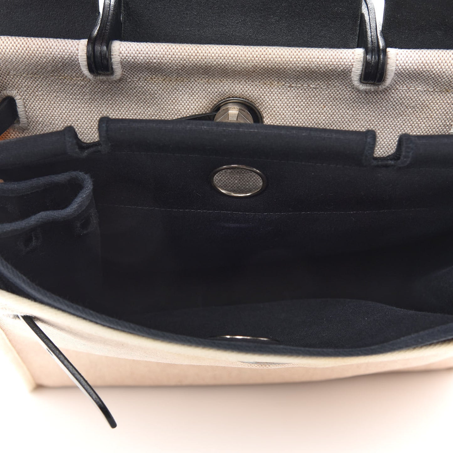 Toile Barenia Herbag 30 PM Natural Black