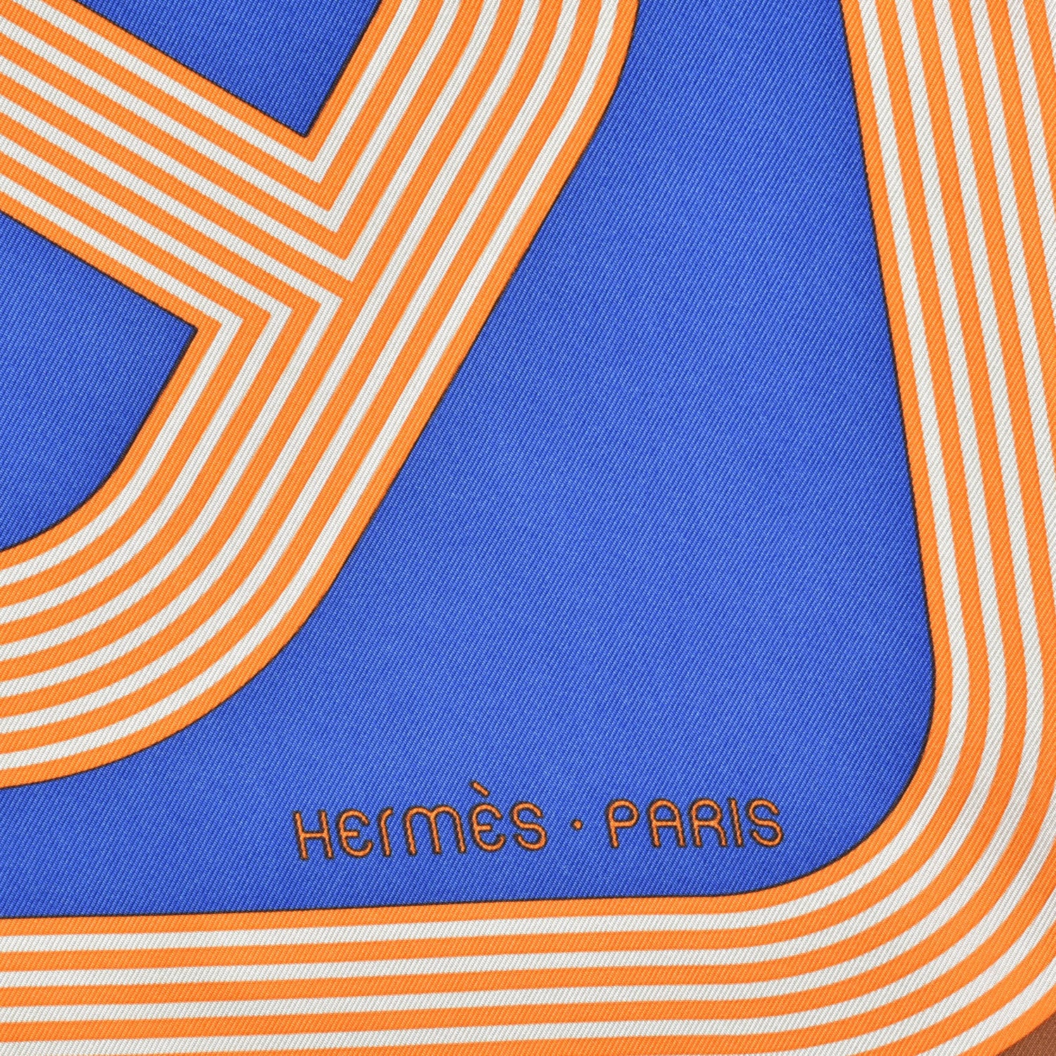 Hermes Silk Circuit 24 Faubourg Scarf 90 4 of 4