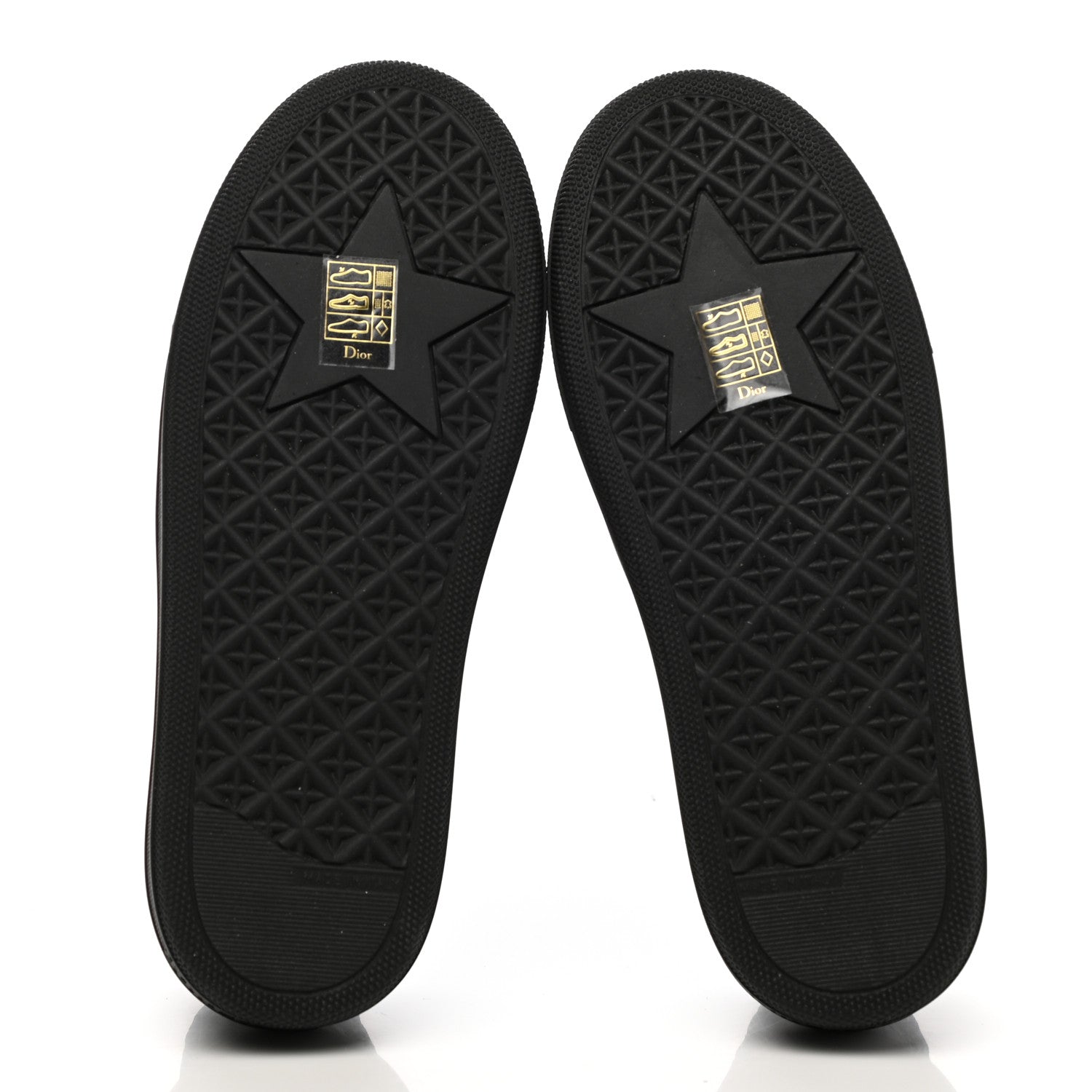 Christian Dior Shiny Technical Fabric Oblique Embroidered Womens Solar Slip On Sneakers 36.5 Black 5 of 8
