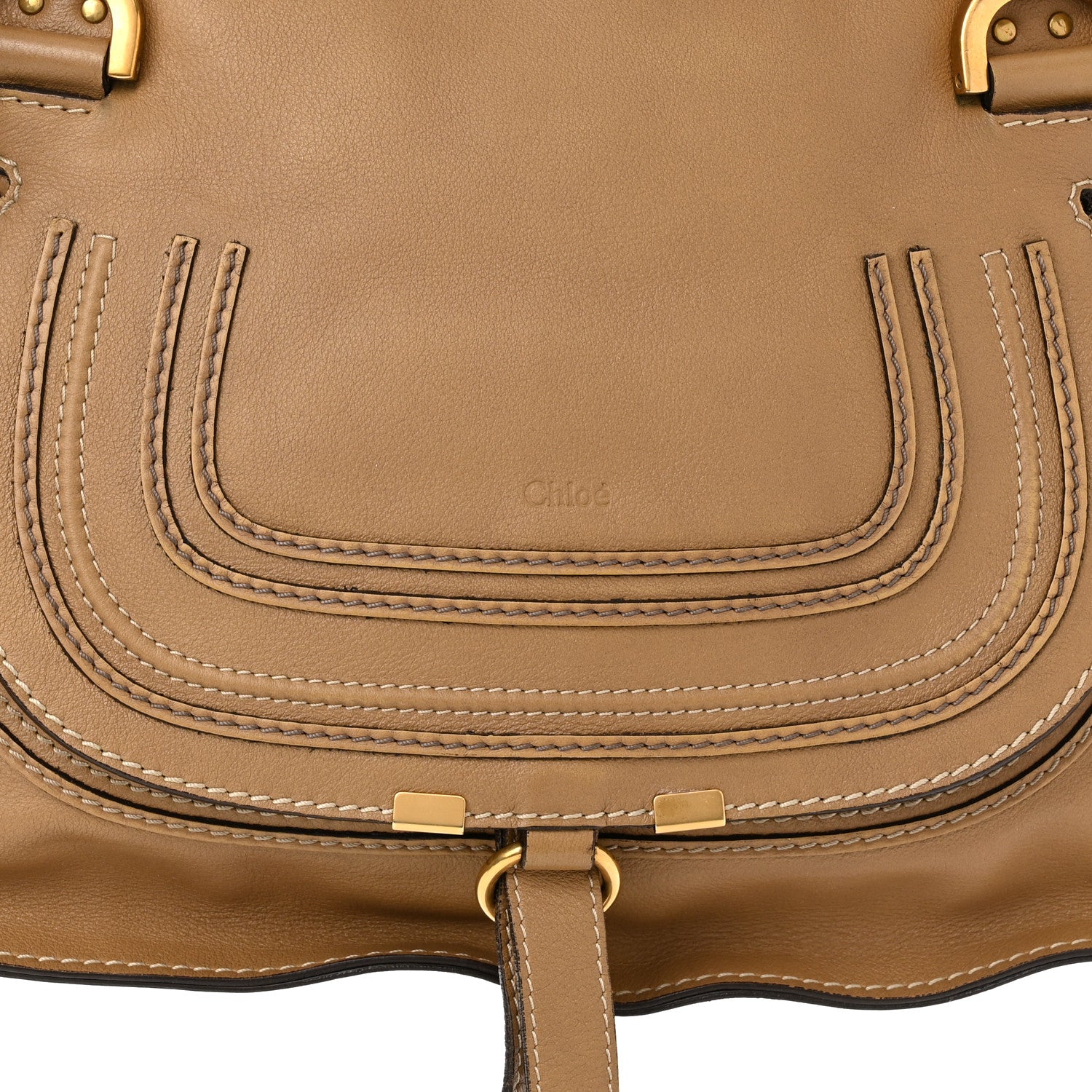 Chloe Calfskin Small Marcie Satchel Nut 8 of 10