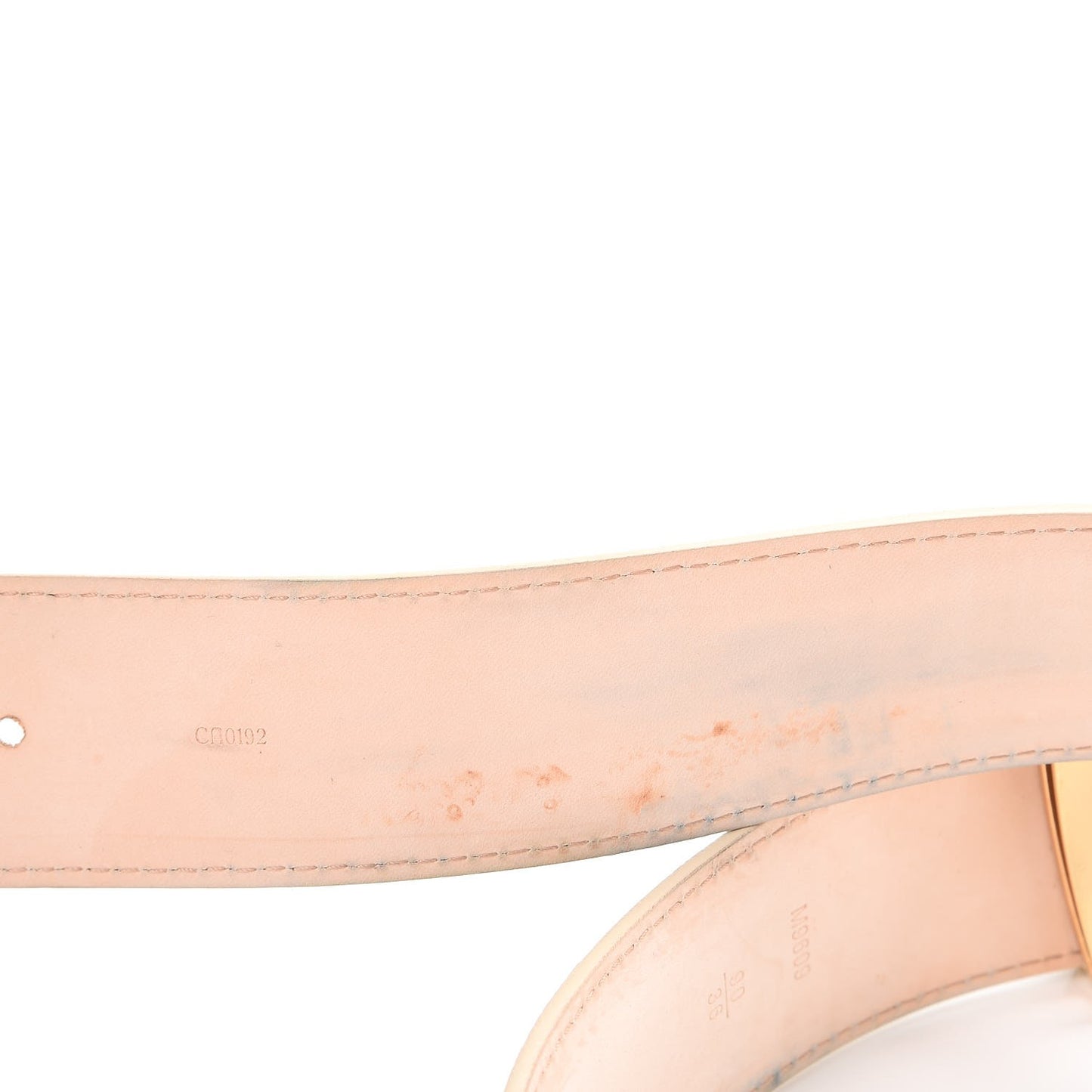 Damier Azur LV Initiales Belt 90 36