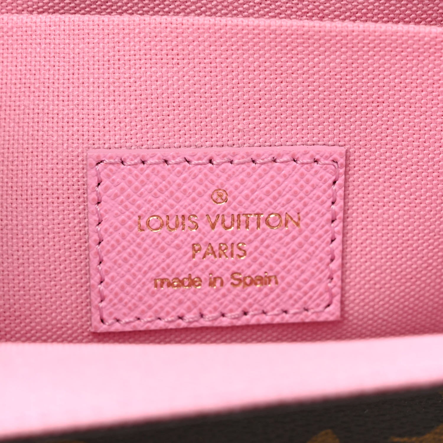 Louis Vuitton Monogram 2022 Christmas Animation Paris Pochette Felicie Chain Wallet Pink 7 of 10