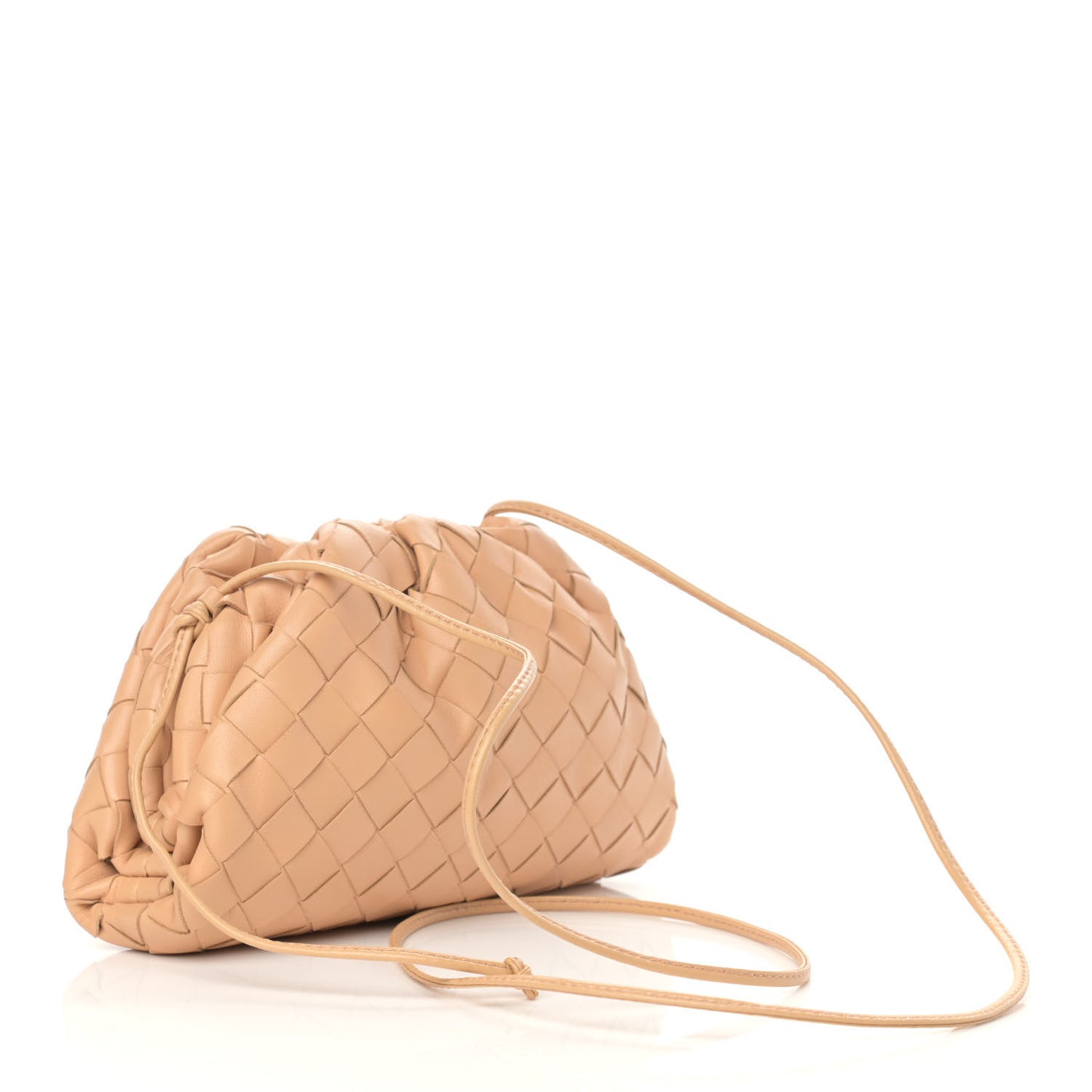 Nappa Intrecciato The Mini Pouch Almond