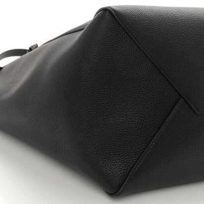 Celine Soft Grained Calfskin Medium Belt Cabas Phantom Black 9 of 11