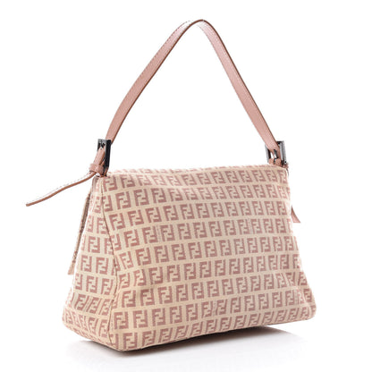 Fendi Zucchino Vitello Mama Baguette Beige Bruciato Bois de Rose 3 of 11