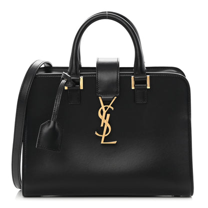 Saint Laurent Calfskin Monogram Baby Cabas Black 1 of 15