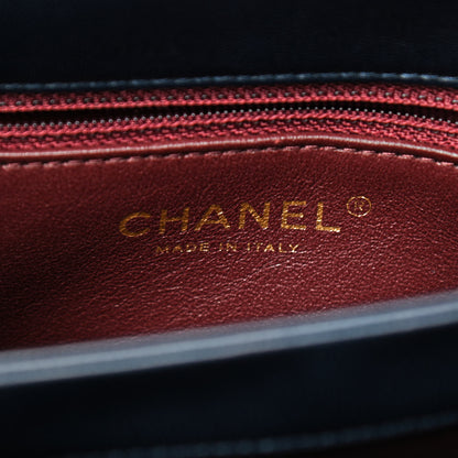 Chanel Lambskin Quilted Small Trendy CC Flap Dual Handle Bag Navy 8 of 9