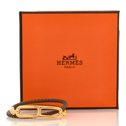 Hermes Swift Roulis Double Tour Bracelet T1 Etoupe 5 of 5