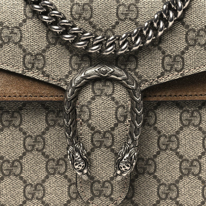 Gucci GG Supreme Monogram Mini Dionysus Shoulder Bag Taupe 8 of 12