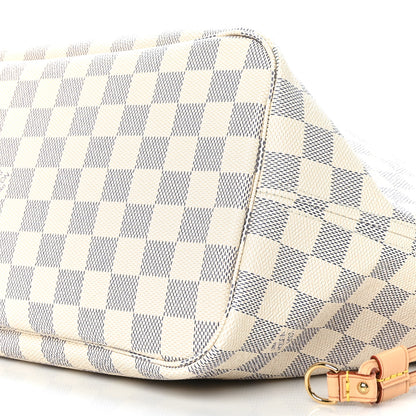 Louis Vuitton Damier Azur Neo Neverfull MM Rose Ballerine 9 of 9