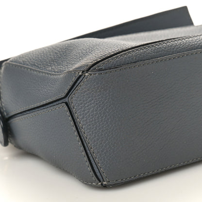 Loewe Soft Grained Calfskin Mini Puzzle Bag Gunmetal 9 of 13