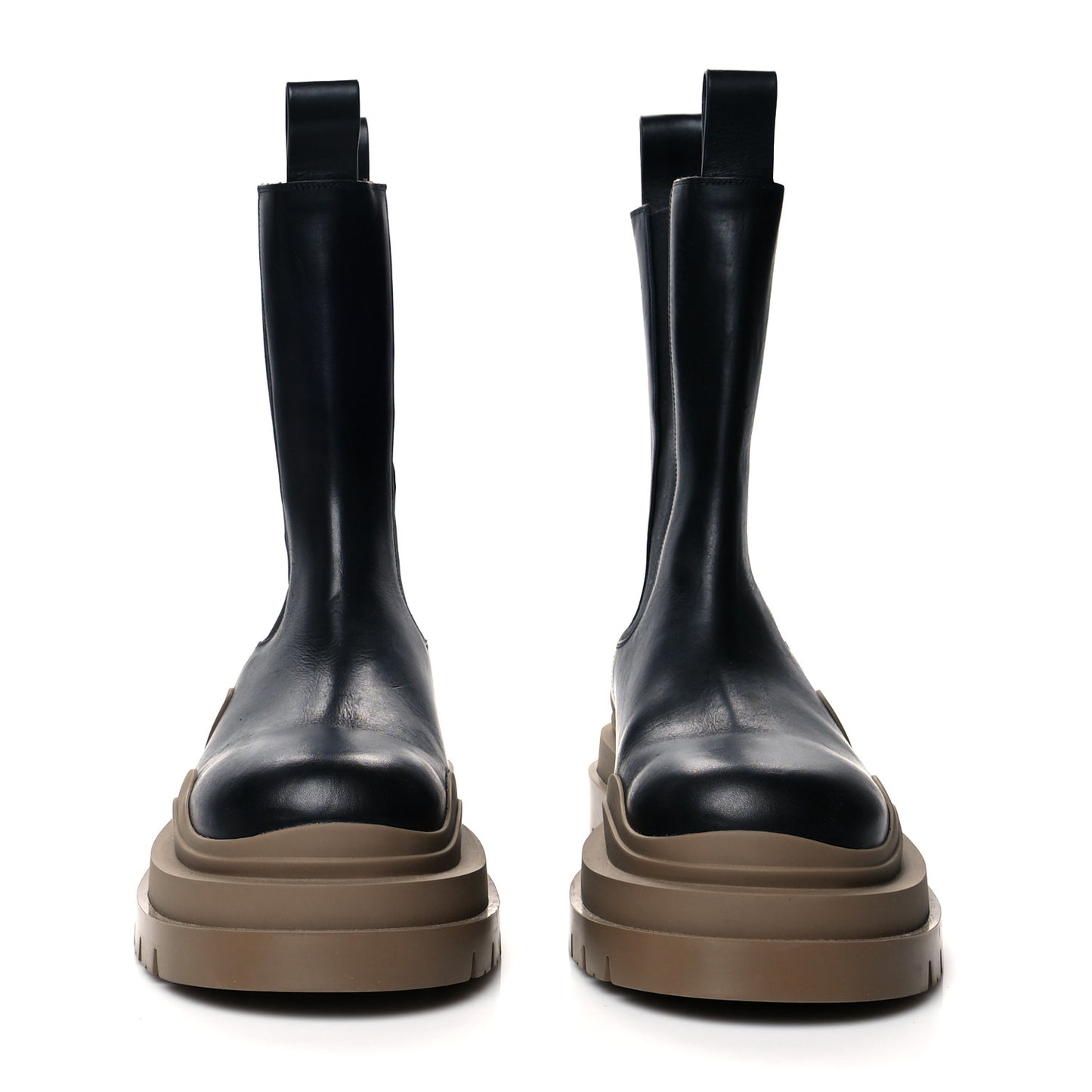 Calfskin Mens The Tire Chelsea Boots 43 Black Jute