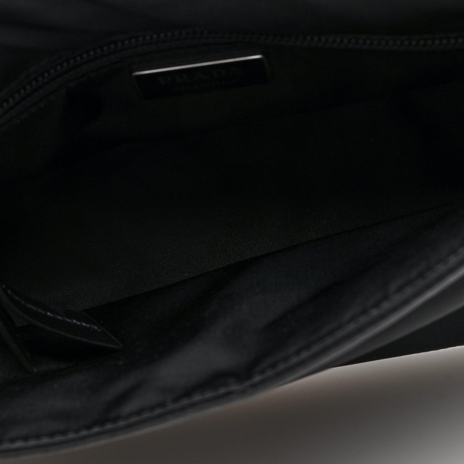 Prada Re-Nylon Vitello Padded Small Flap Shoulder Bag Black 5 of 9