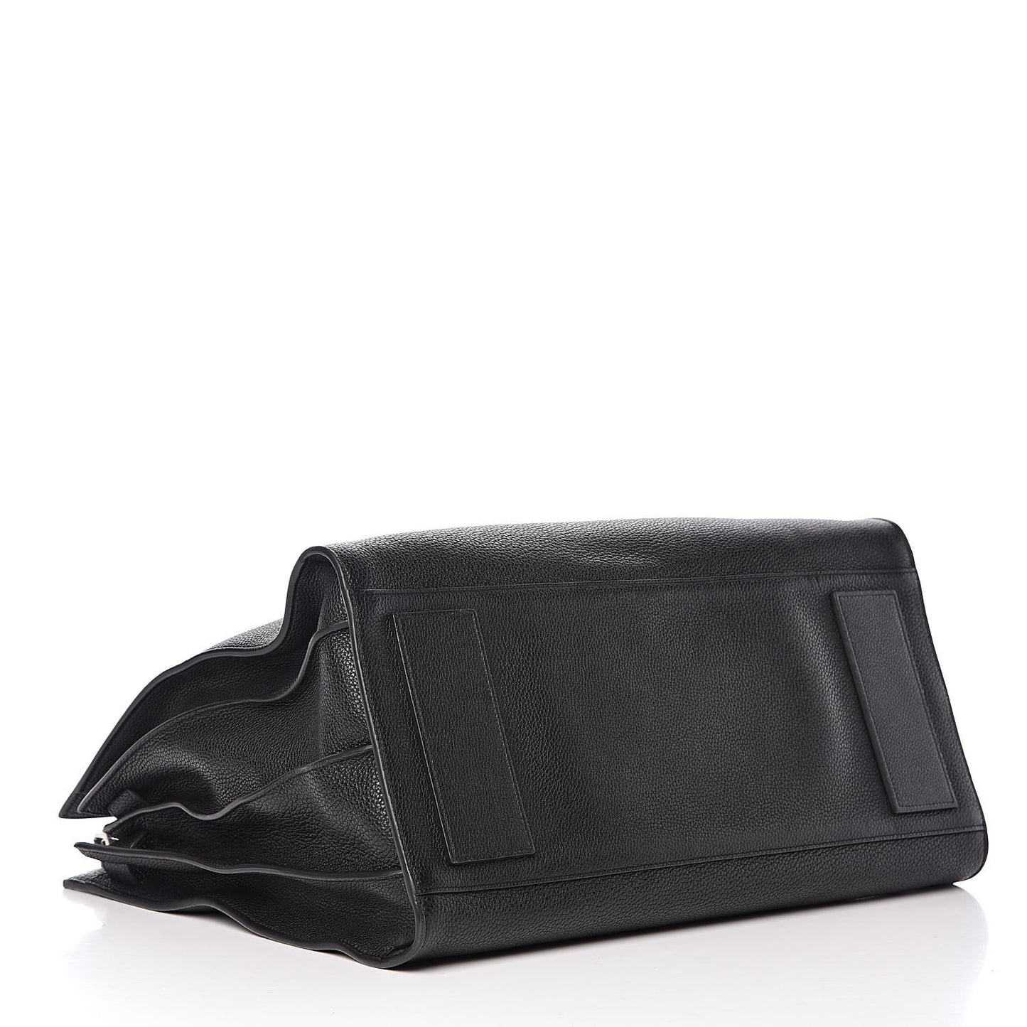 Grained Calfskin Large Souple Sac De Jour Black