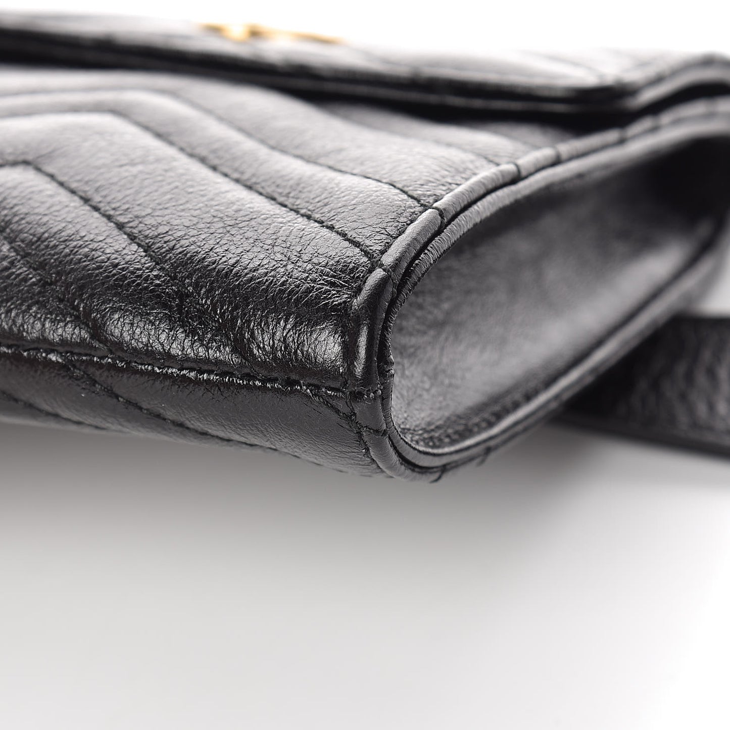 Calfskin Matelasse GG Marmont 2.0 Multi Belt Bag 85 34 Black