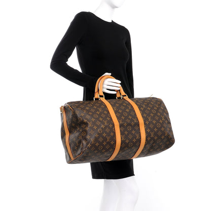 Louis Vuitton Monogram Keepall Bandouliere 50 3 of 13