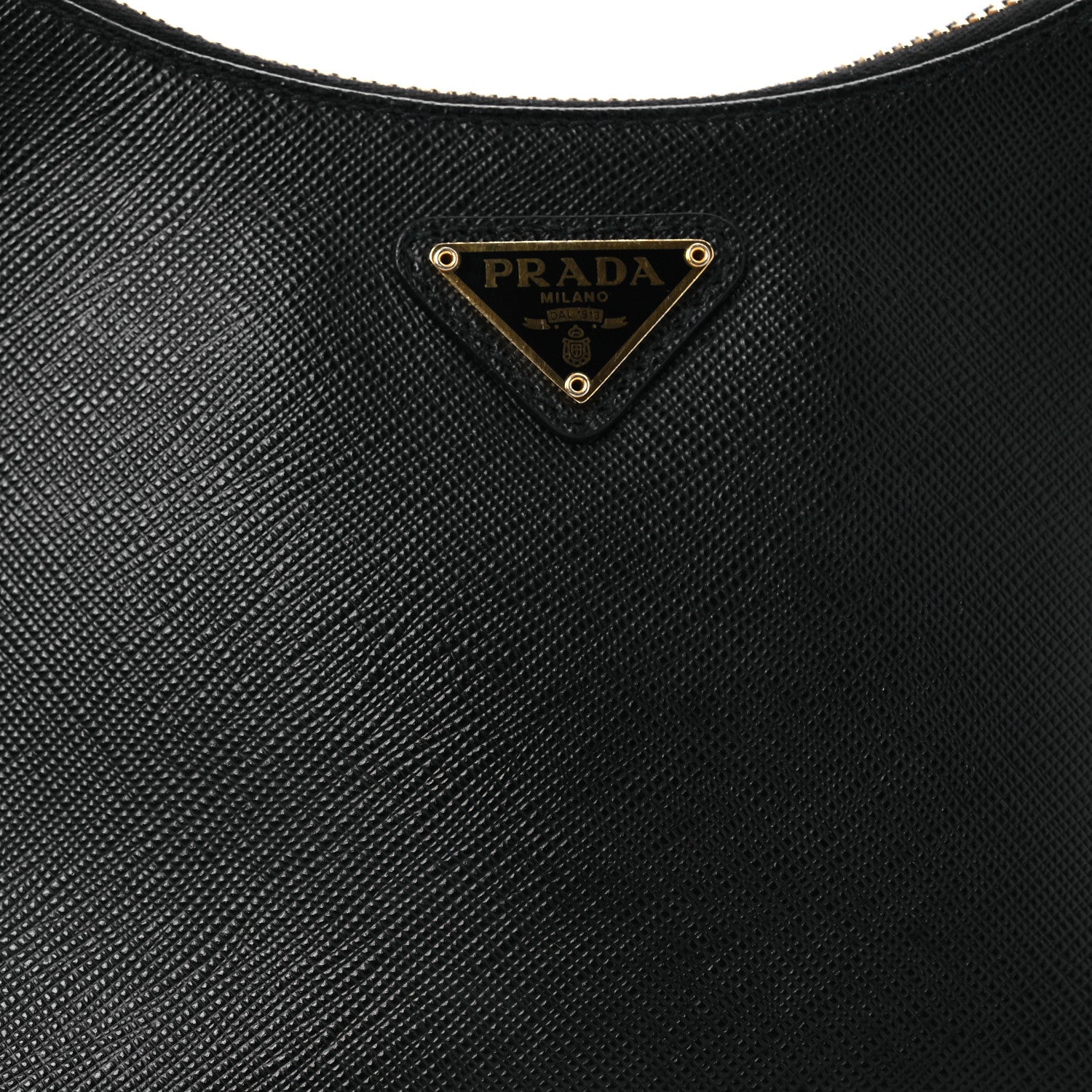 Prada Saffiano Lux Re-Edition 2005 Shoulder Bag Black 9 of 13