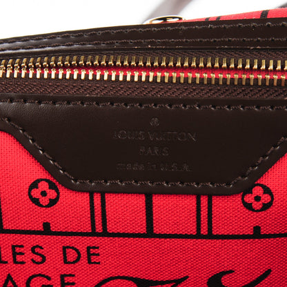 Louis Vuitton Damier Ebene Neverfull MM 6 of 7