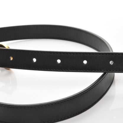 Gucci Calfskin Double G 20mm Belt 85 34 Black 4 of 6