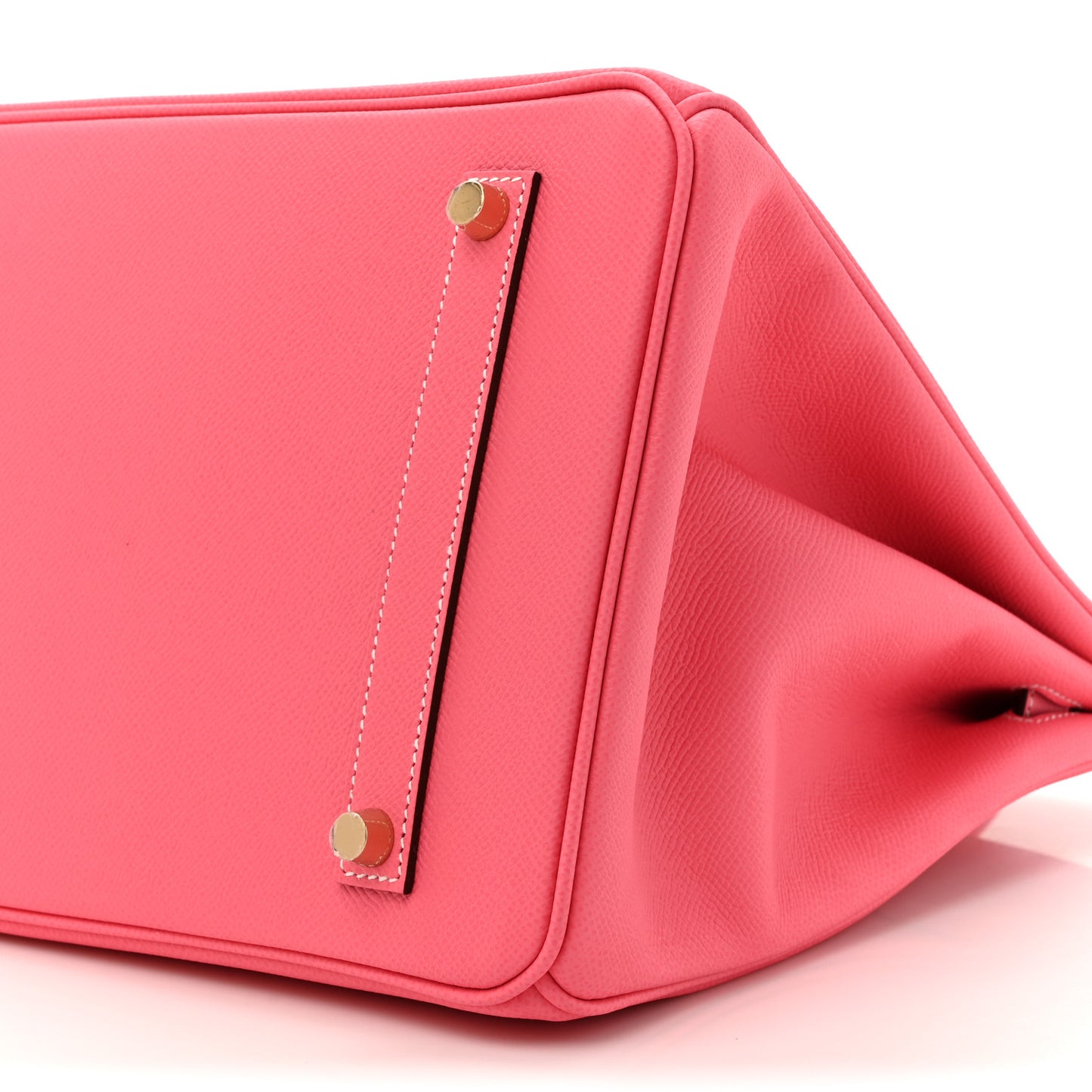 Epsom Horseshoe Birkin 35 Rose Azalee Malachite